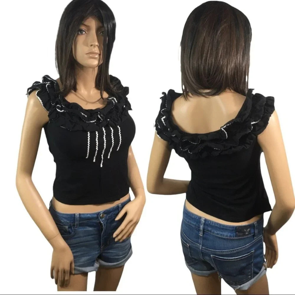WS36 Michael Simon Off Shoulder Peasant Top M